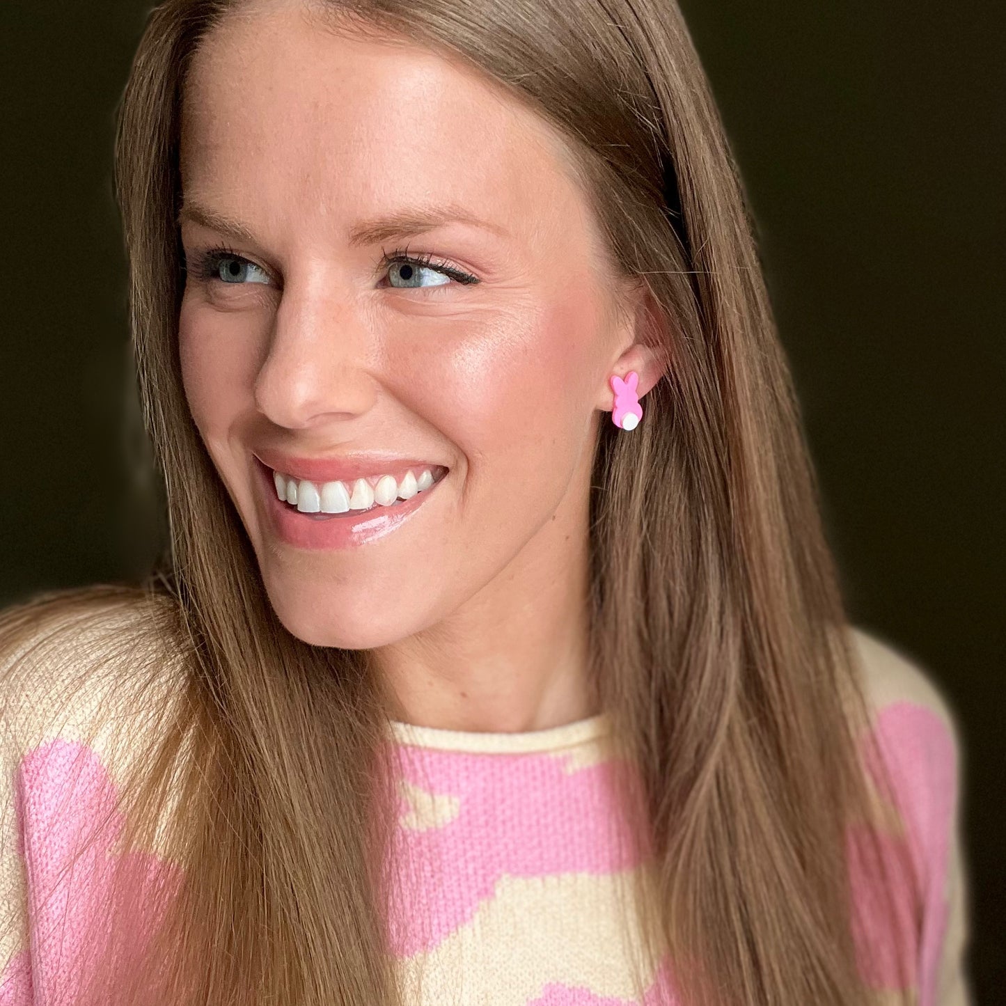 The Bunni | Easter Bunny Clay Earring Studs