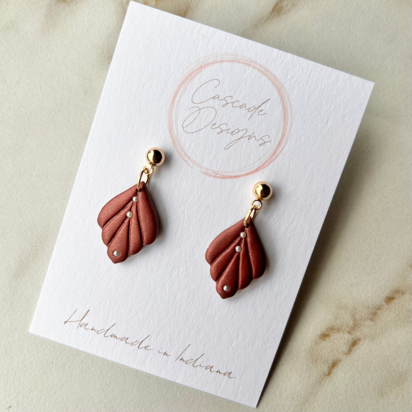 The Ember | Pearl Drop Earrings