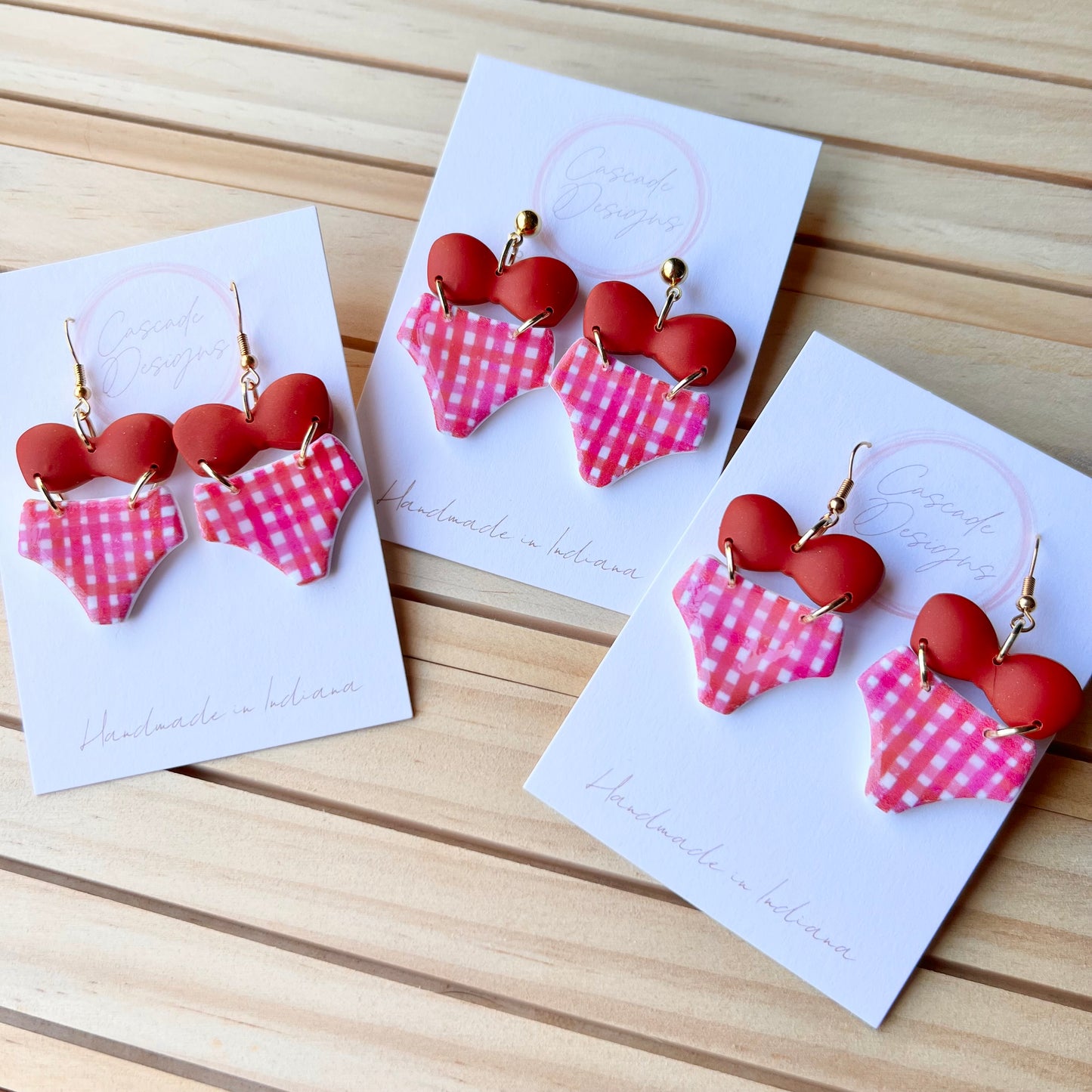 The Bikini Citrus | Swimsuit Clay Earrings
