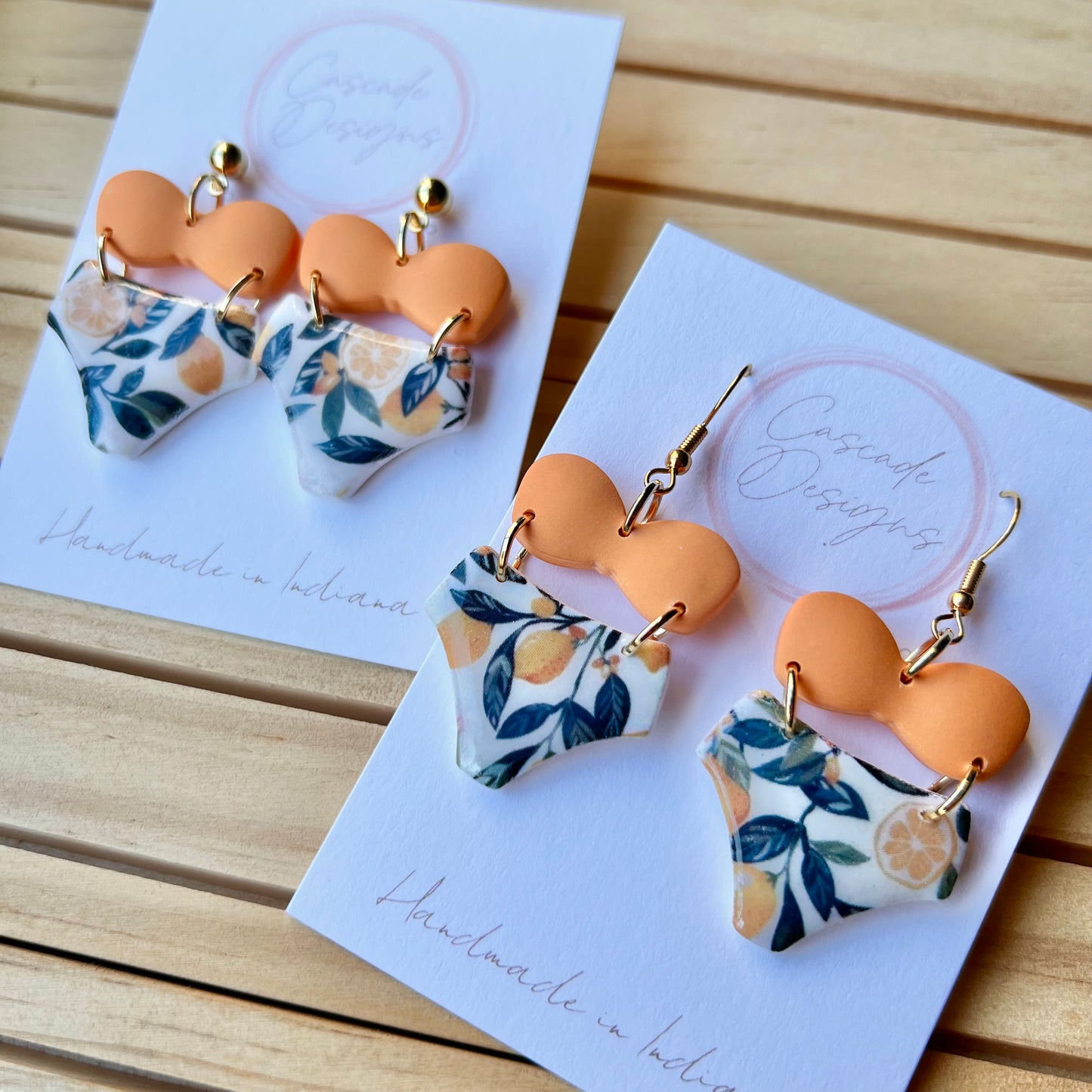 The Bikini Citrus | Swimsuit Clay Earrings