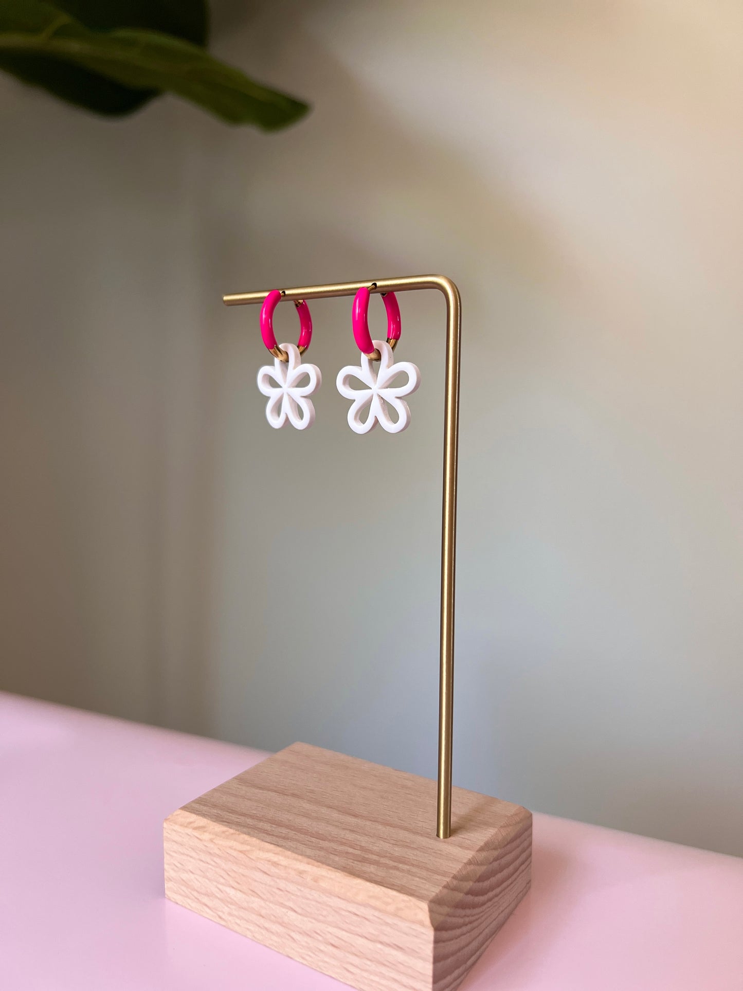 The Izzy | Build Your Own Huggie Flower Set Clay Earrings