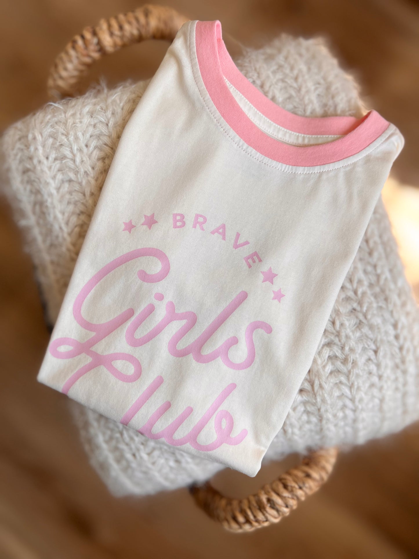 Brave Girls Club Pink Toddler T-Shirt