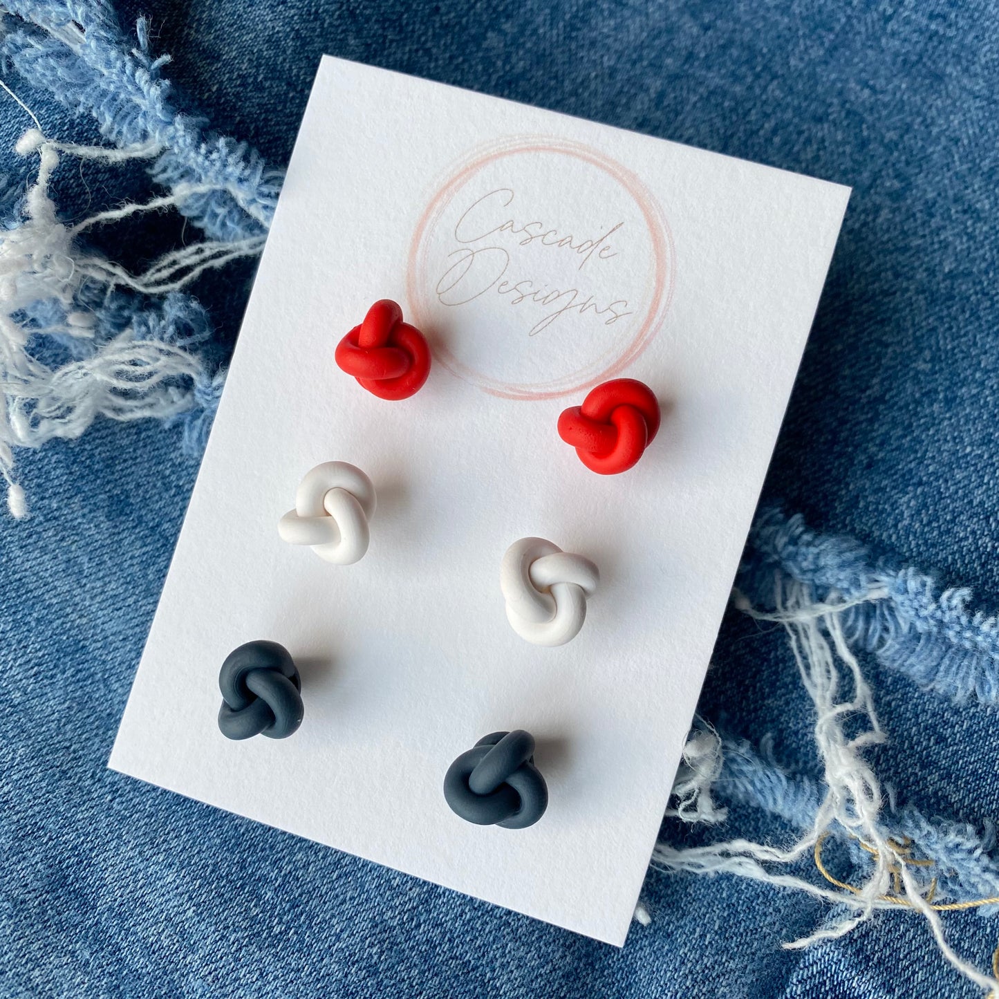 The Juli | Knot Clay Earrings