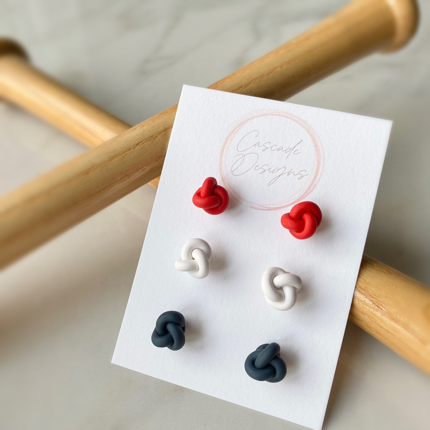 The Juli | Knot Clay Earrings