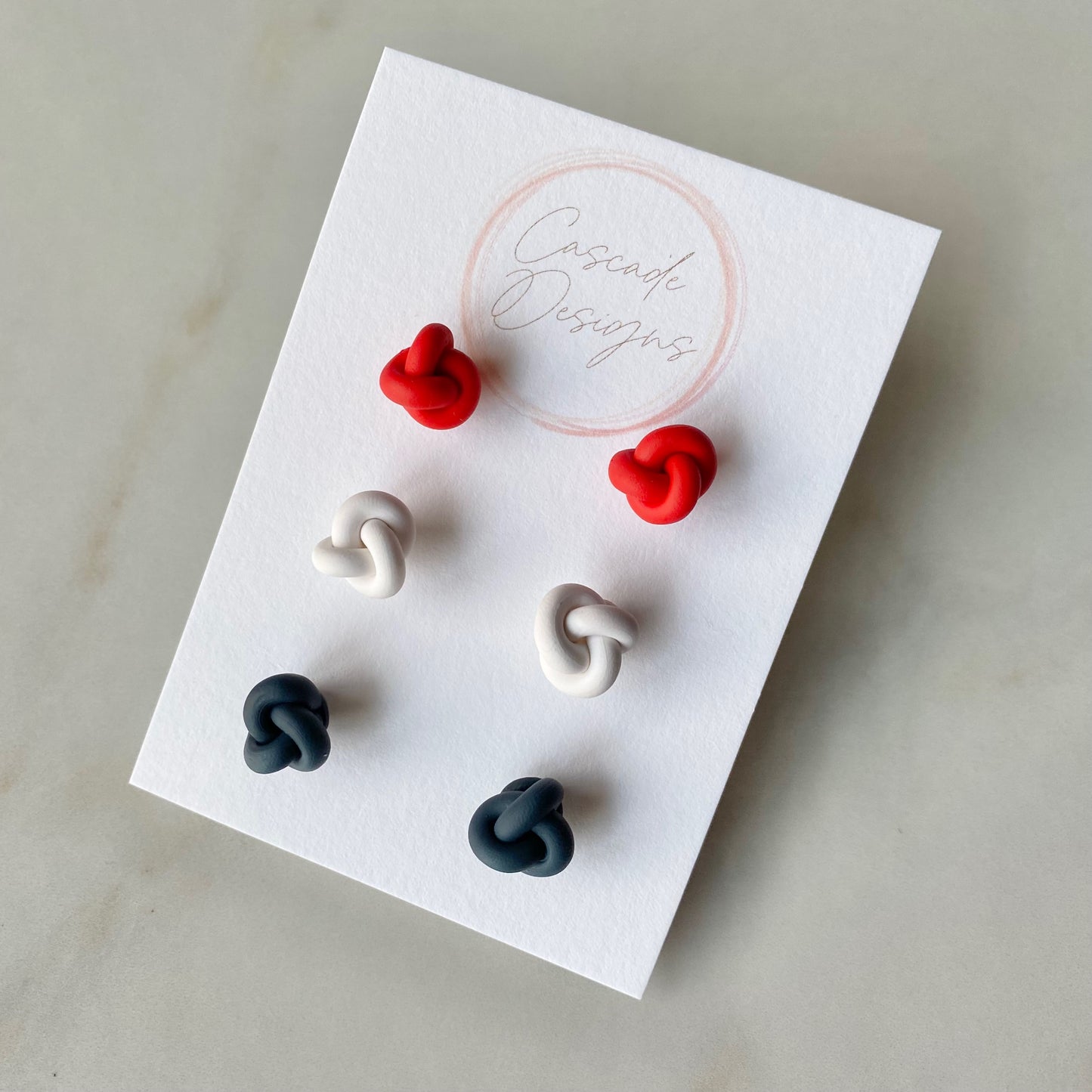 The Juli | Knot Clay Earrings