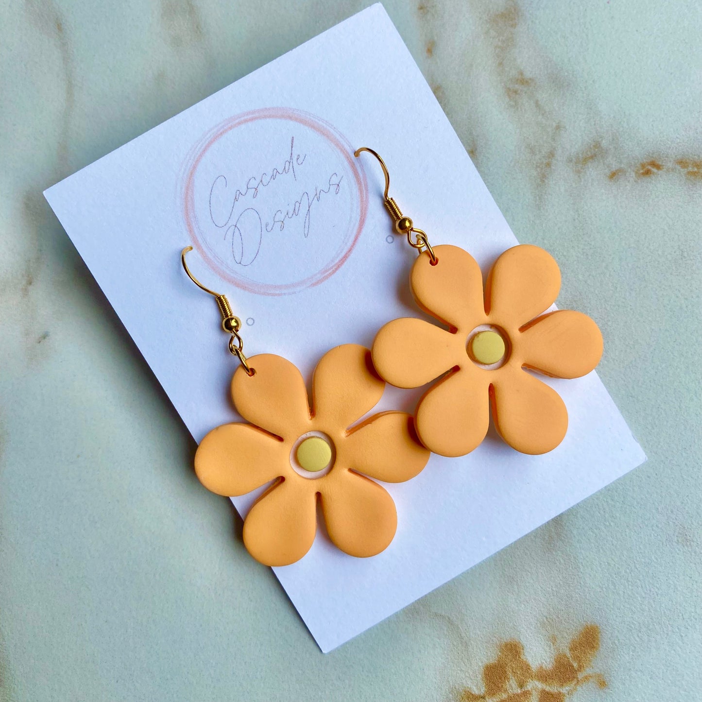 The Farrah | Flower Clay Earrings