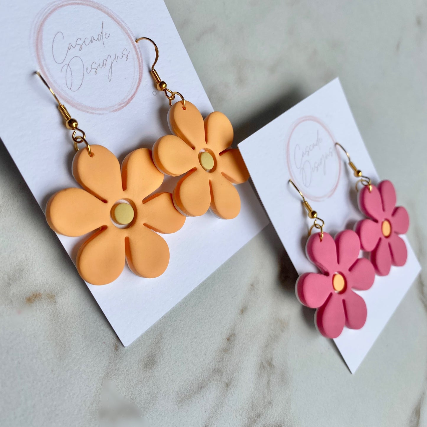 The Farrah | Flower Clay Earrings