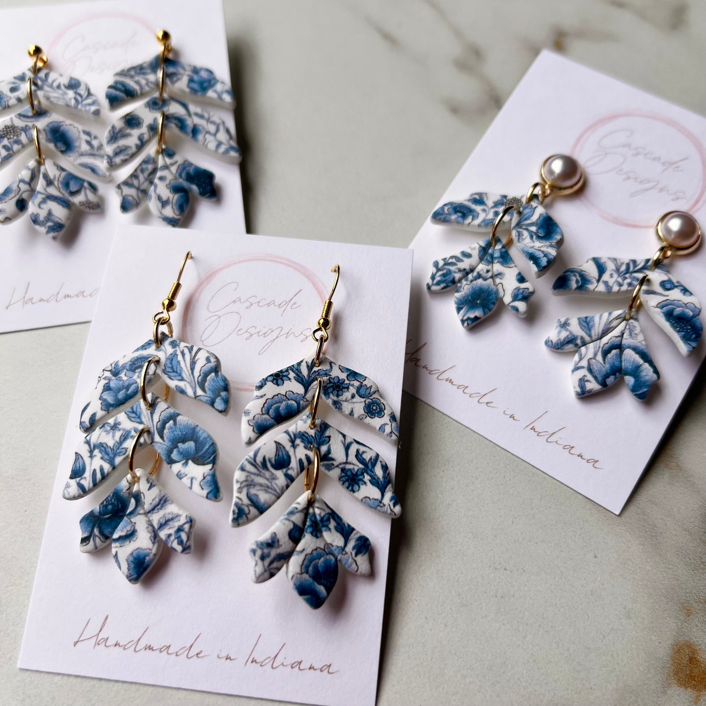 The Claire | Botanical Bloom Clay Earrings