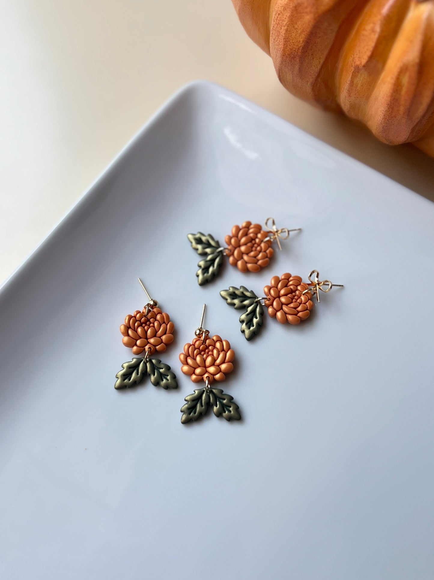 The Marigold | Fall Flower Earrings