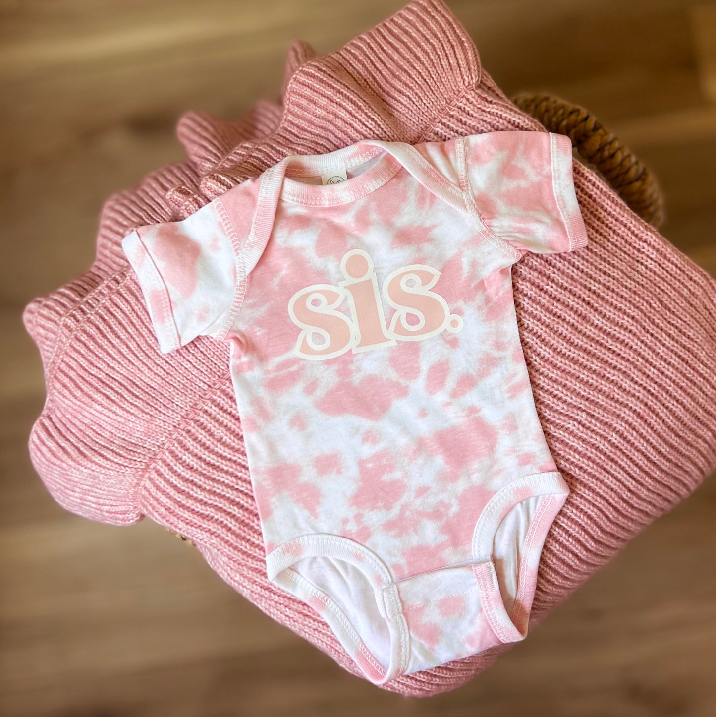 Sis Tie Dye Kids T-Shirt and Onesie
