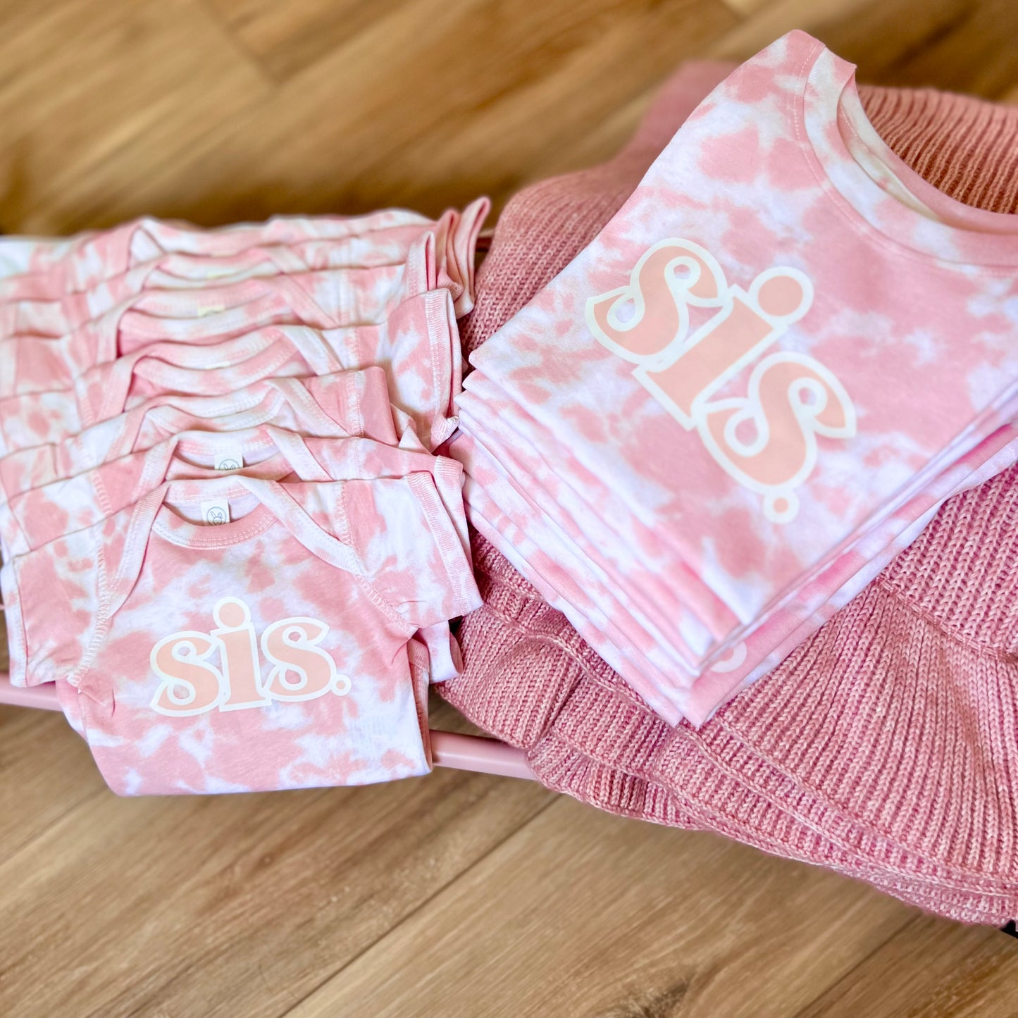 Sis Tie Dye Kids T-Shirt and Onesie