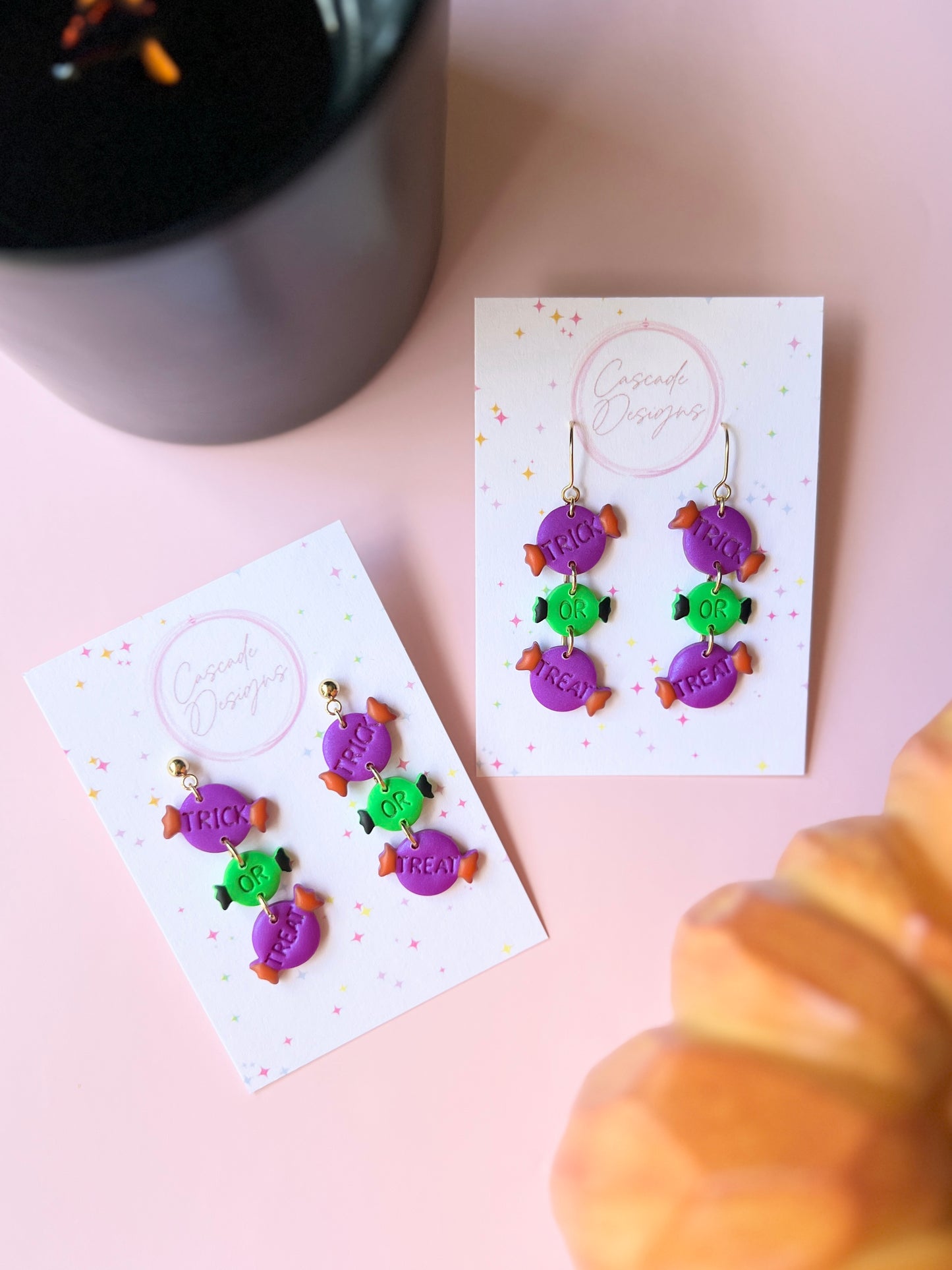 The Trick or Treat | Halloween Candy Earrings