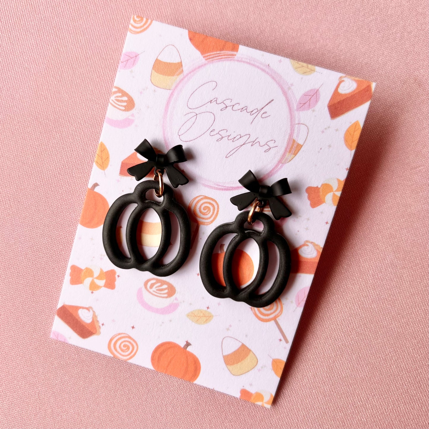 The Hollow | Pumpkin Clay Earrings