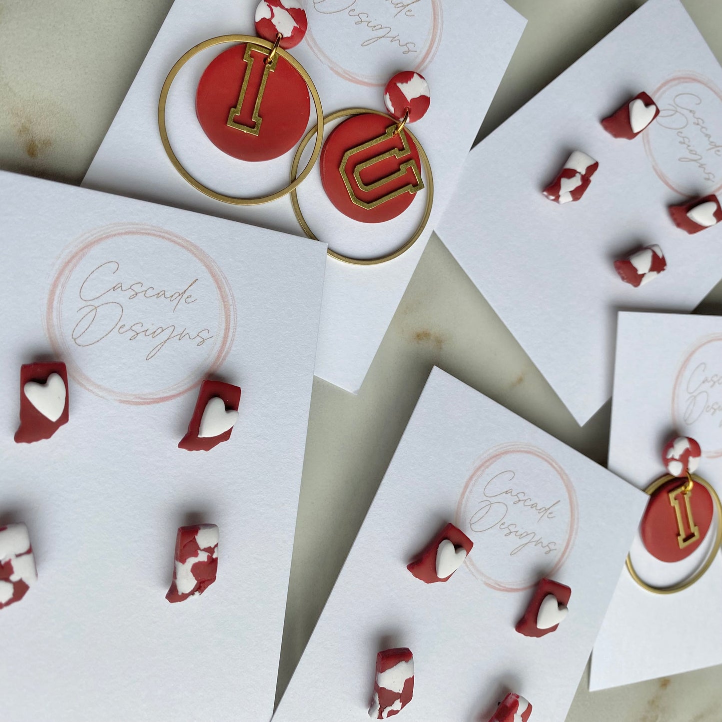 The Indi | Indiana Clay Earring Studs - Set of 2