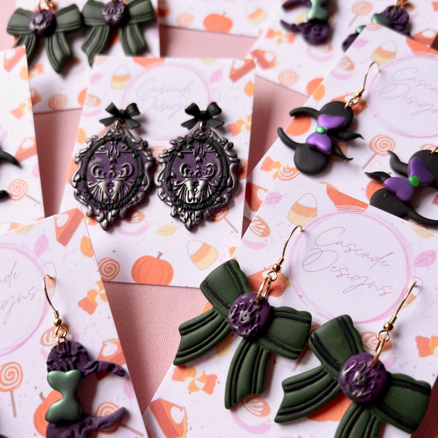 The Foolish Mortals | Spooky Victorian Clay Earrings