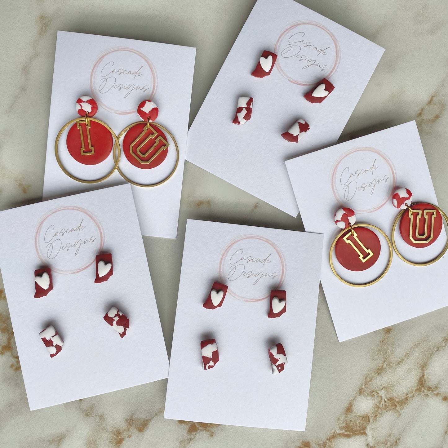 The Indi | Indiana Clay Earring Studs - Set of 2