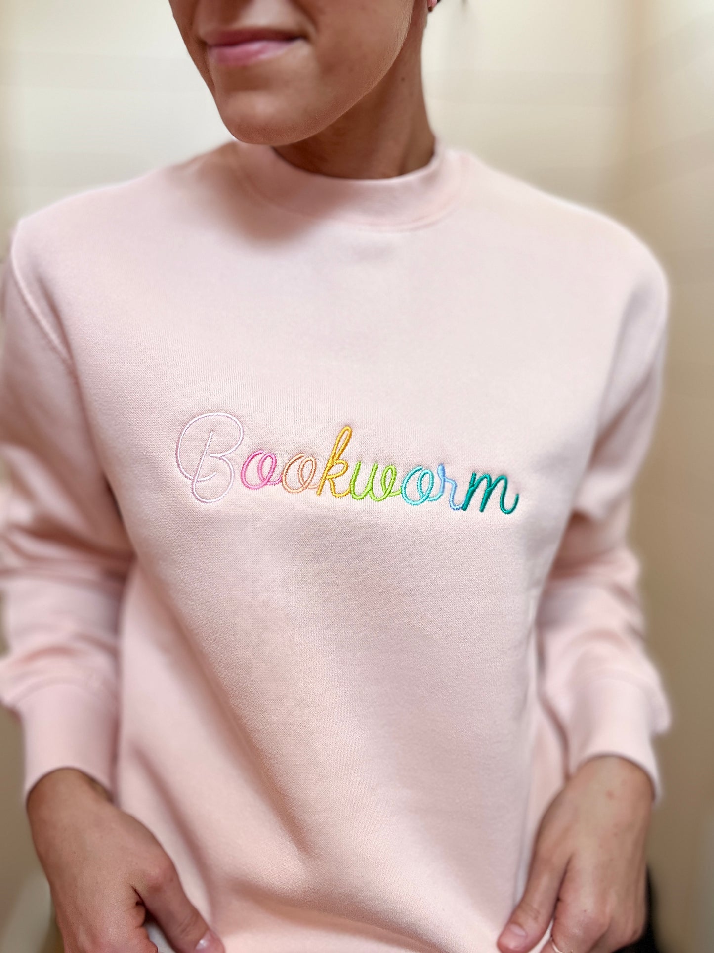 Bookworm Embroidered Sweatshirt