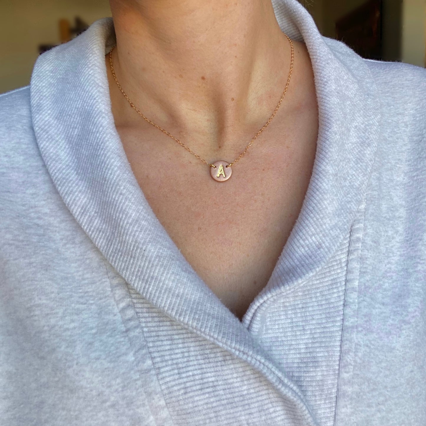 The Letti | Initial Clay Necklace