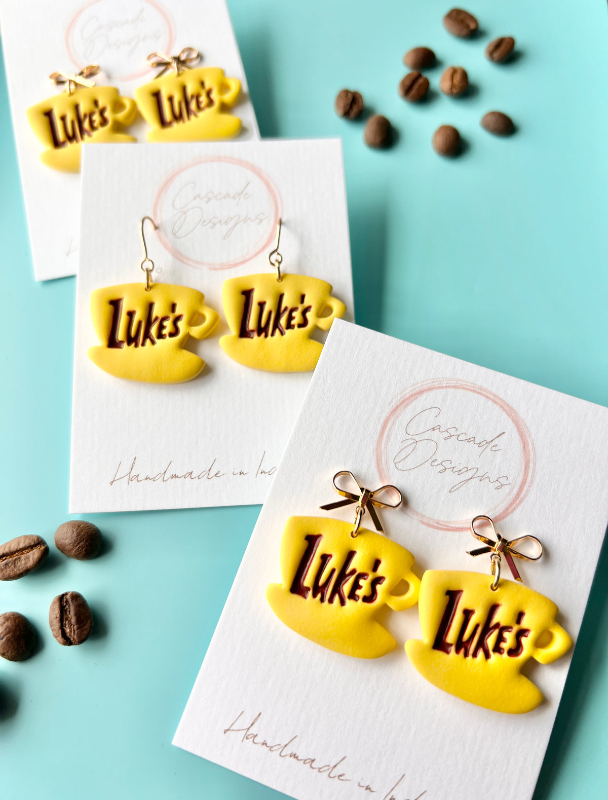 The Luke's Diner | Stars Hollow Coffee Cup Earrings