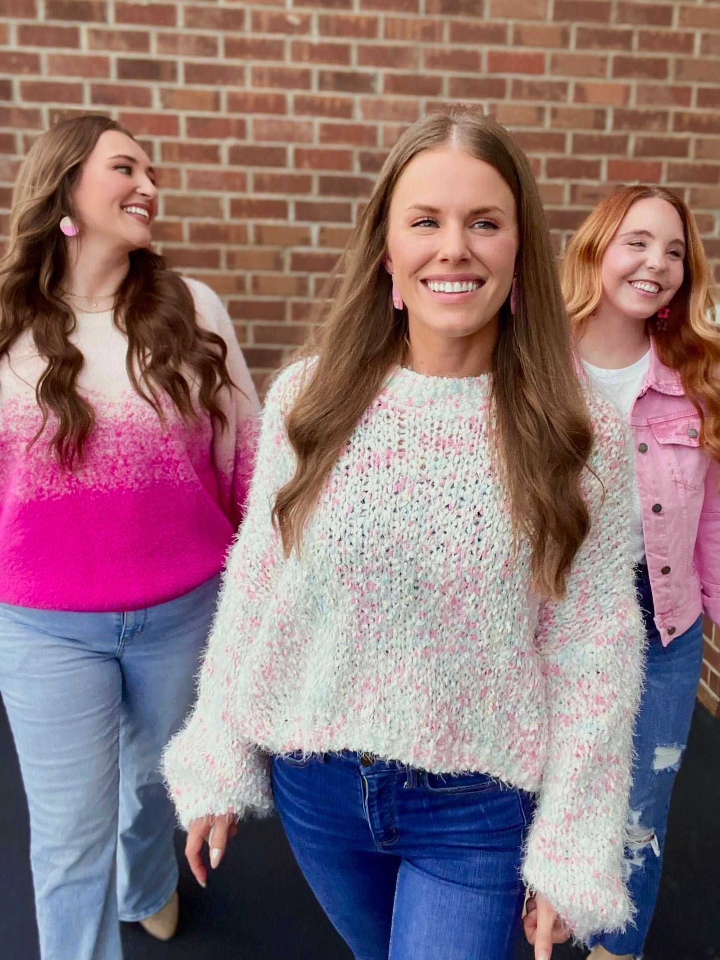 Confetti Textured Sweater