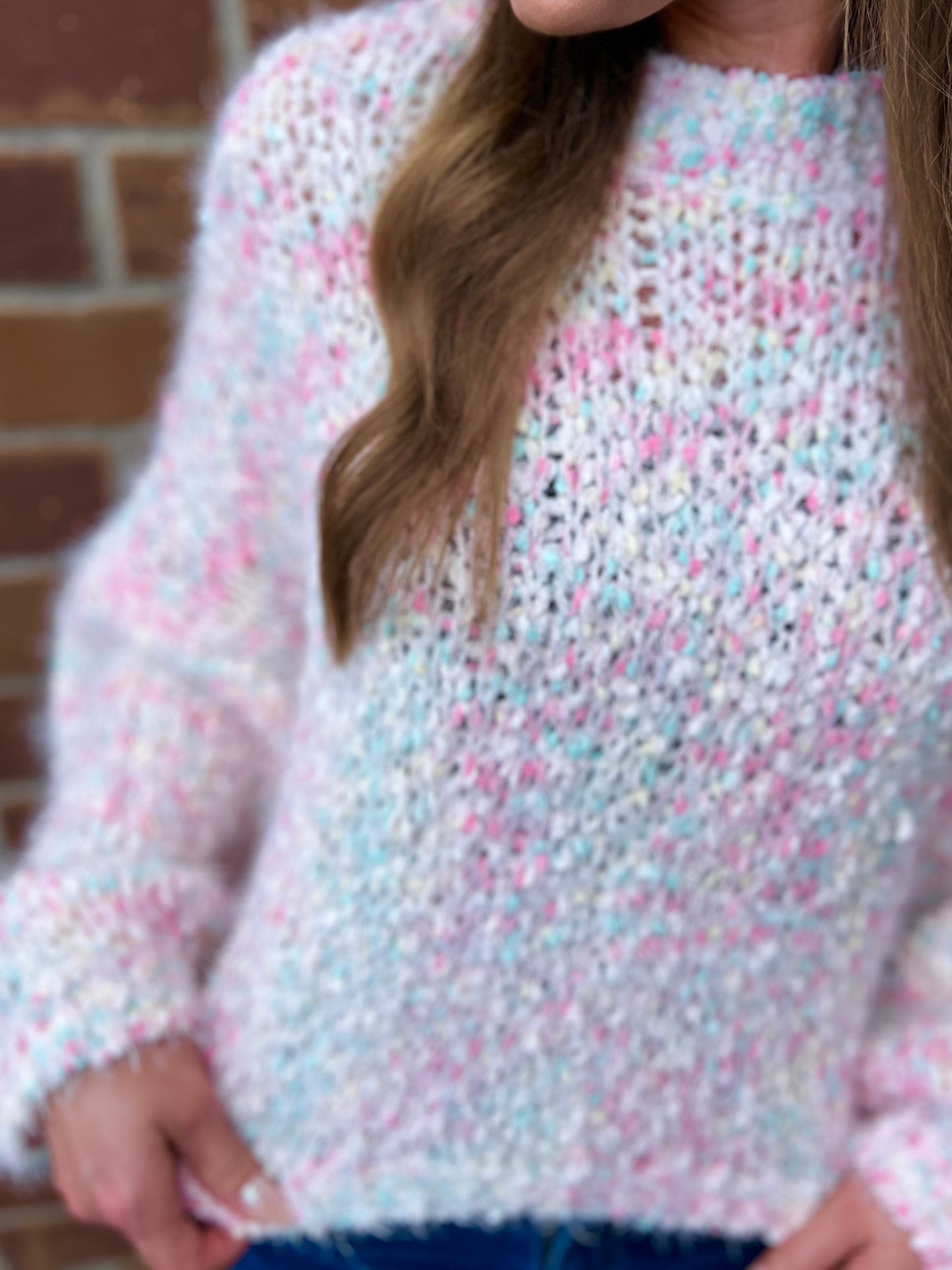 Confetti Textured Sweater