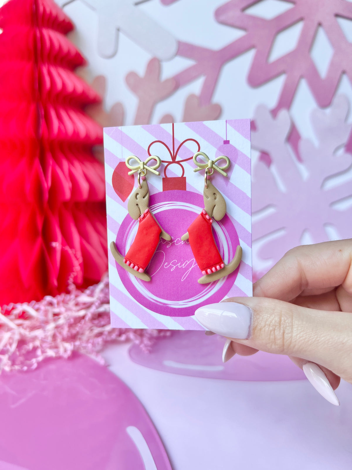 The Jolly Dog | Dog Sweater Earrings