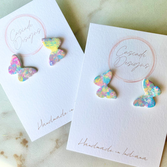 The Pastel Mona | Butterfly Clay Earrings