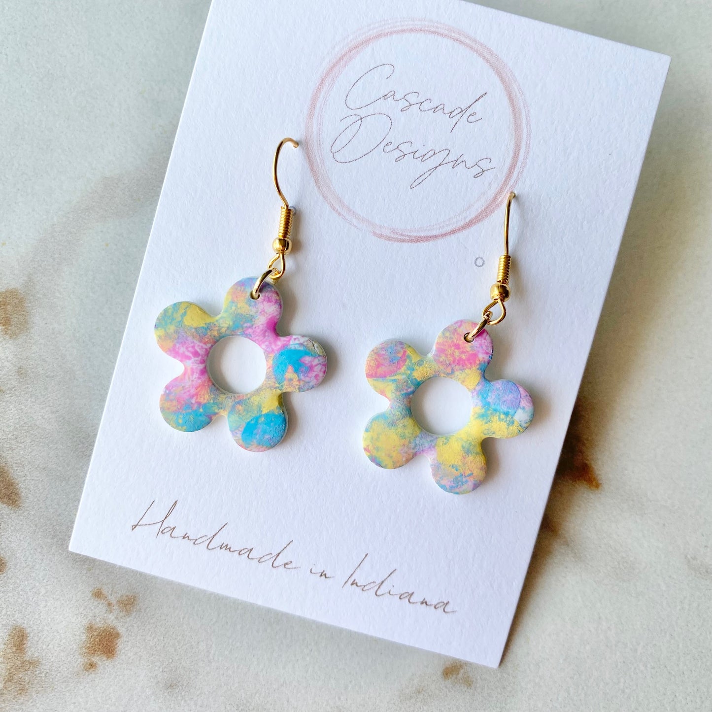 The Izzy Pastel | Flower Clay Earrings