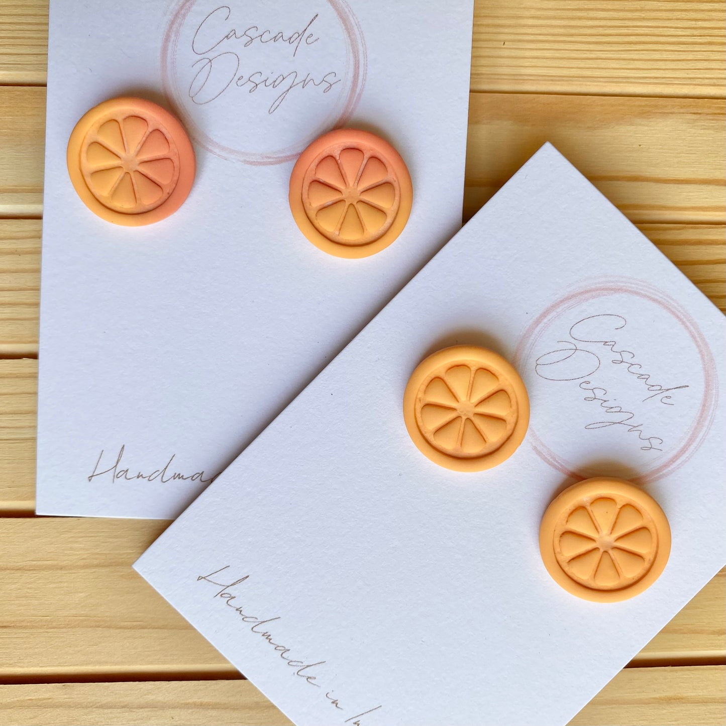 The Mandi | Orange Slice Clay Earrings