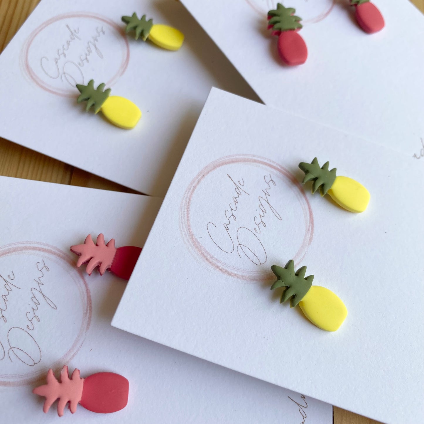 The Pinni | Pineapple Clay Earrings