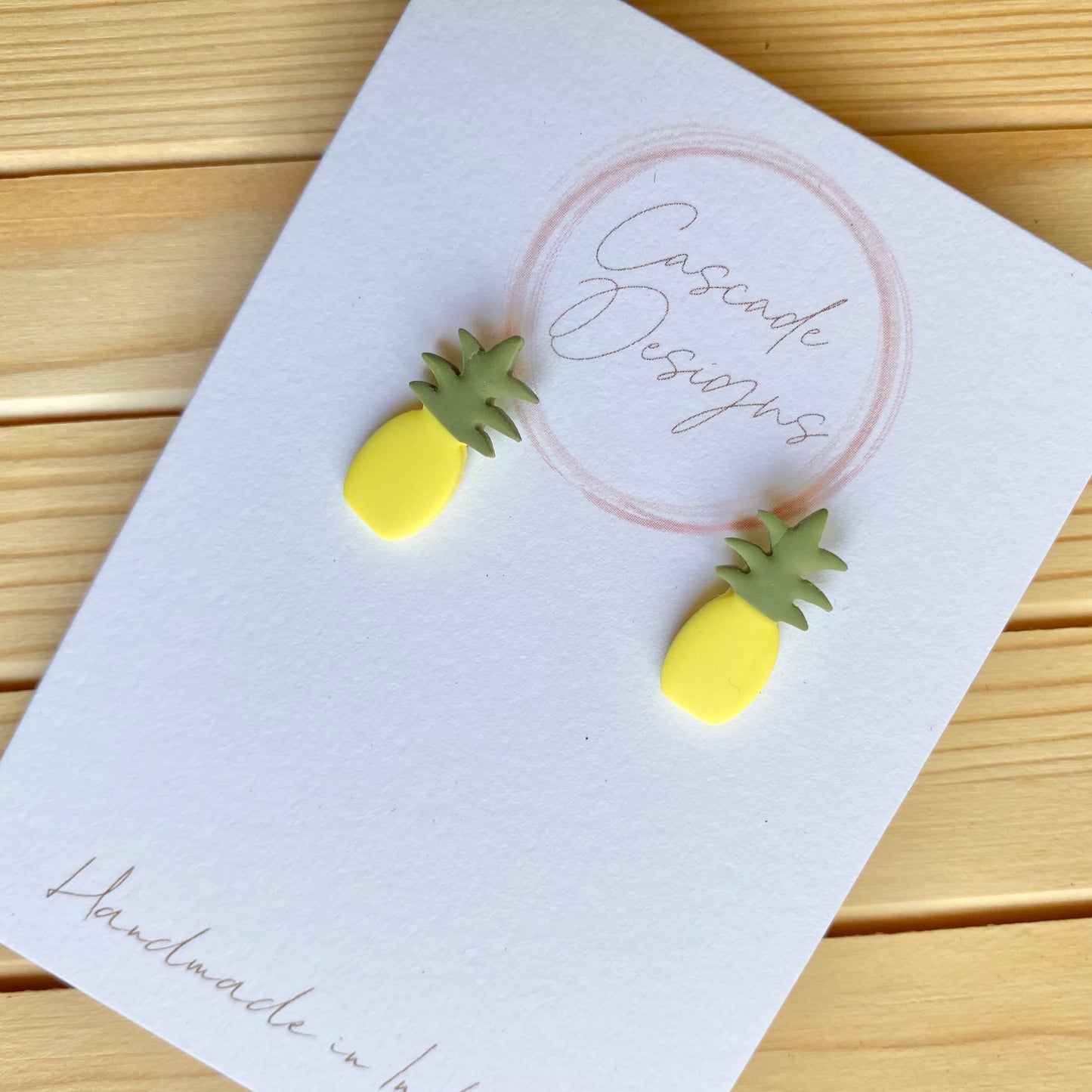 The Pinni | Pineapple Clay Earrings