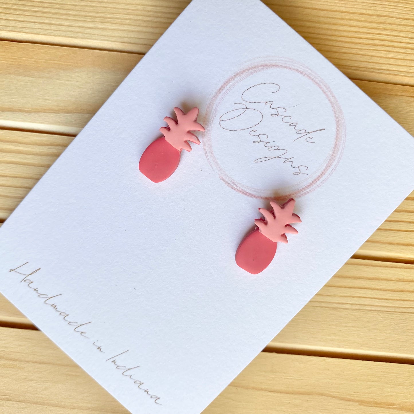 The Pinni | Pineapple Clay Earrings