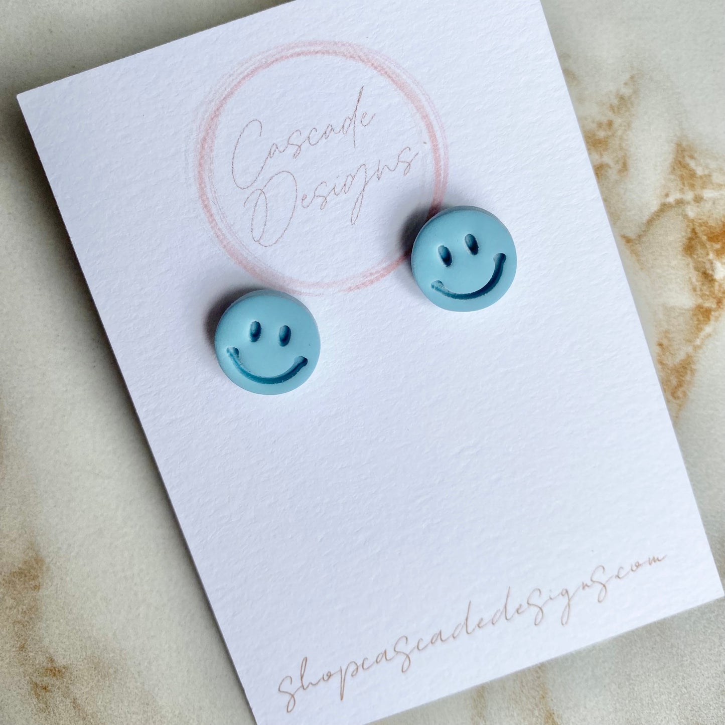 The Smiley | Smiley Face Clay Earrings