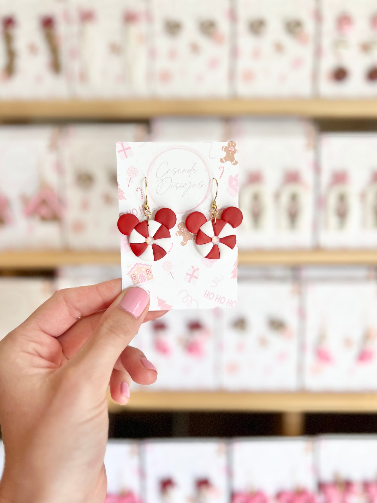 The Peppermint Micki | Magical Peppermint Earrings