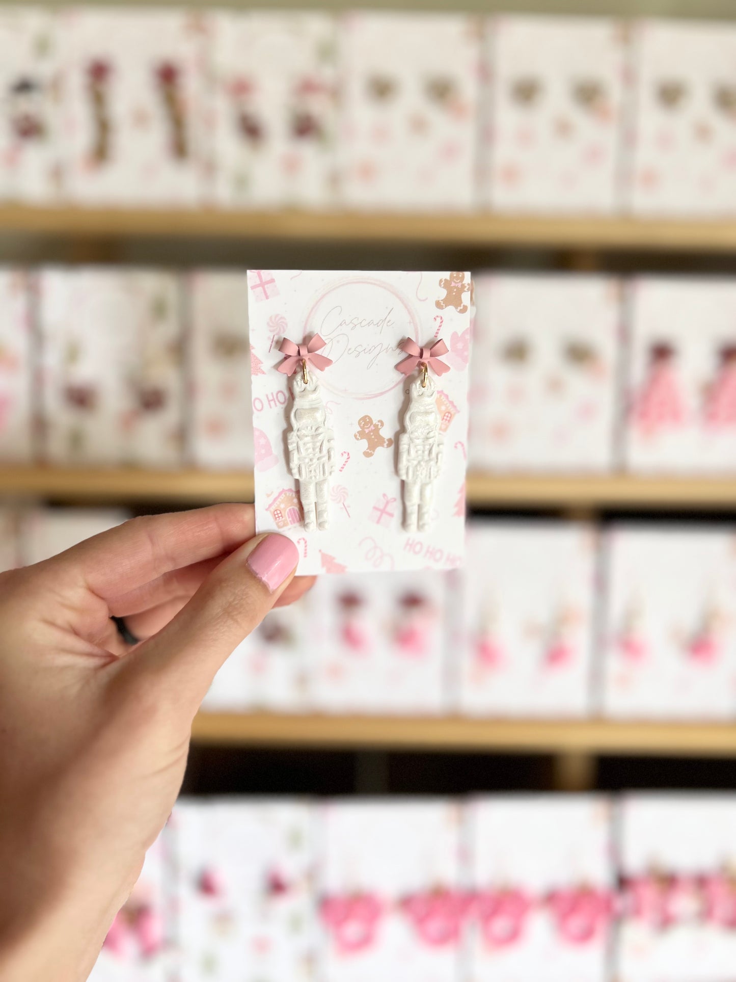 The Nutcracker | Shimmery Nutcracker Clay Earrings