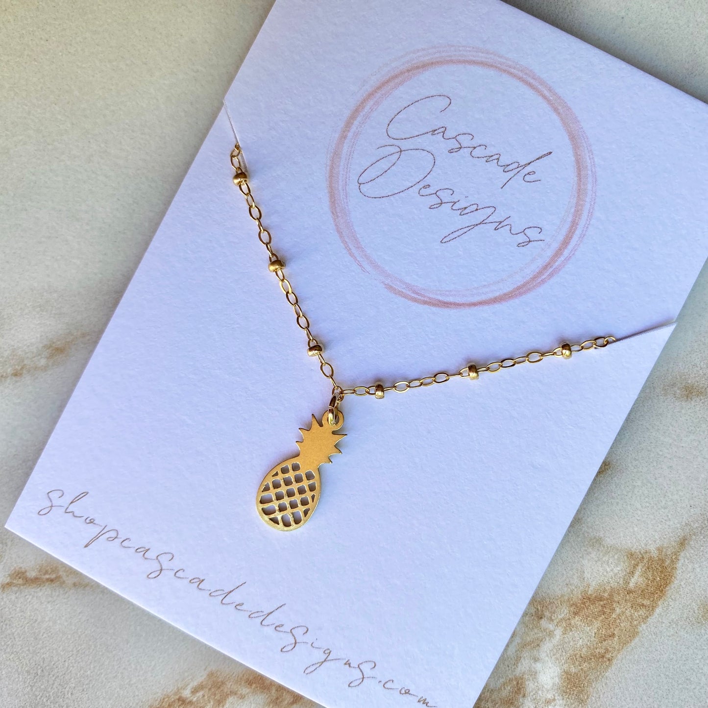 The Gold Pinni | Pineapple Necklace