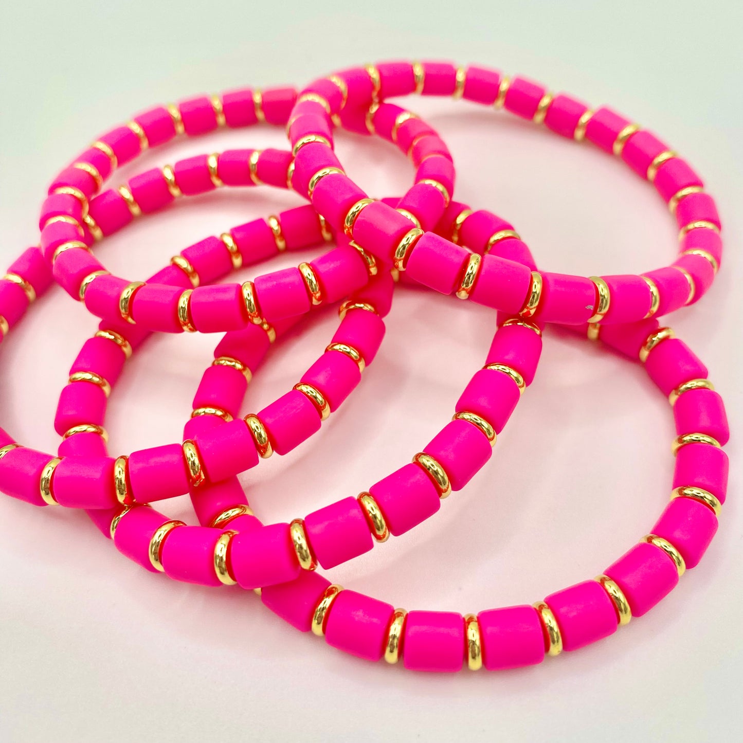 Clay Tube Bracelets