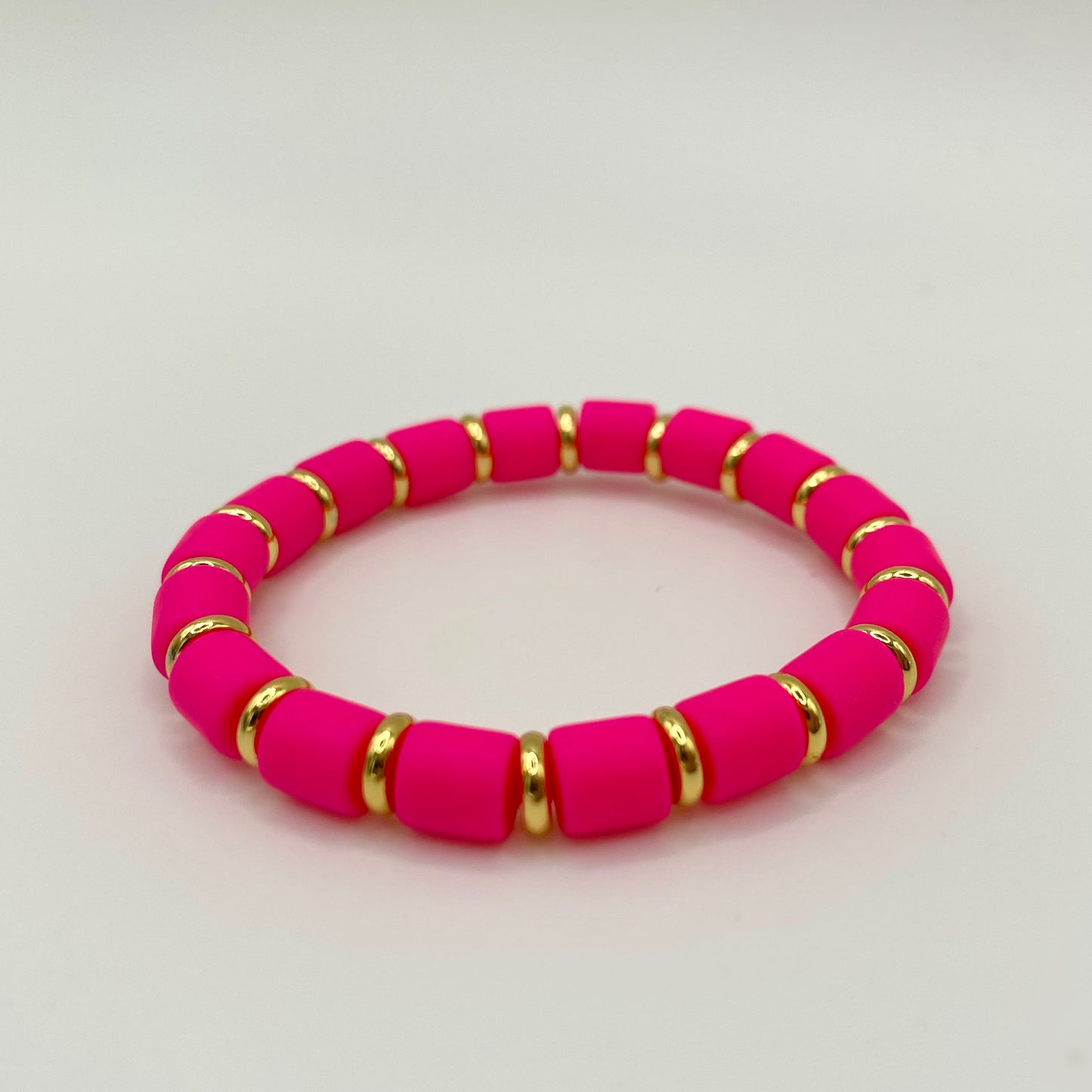 Kids Clay Tube Bracelets