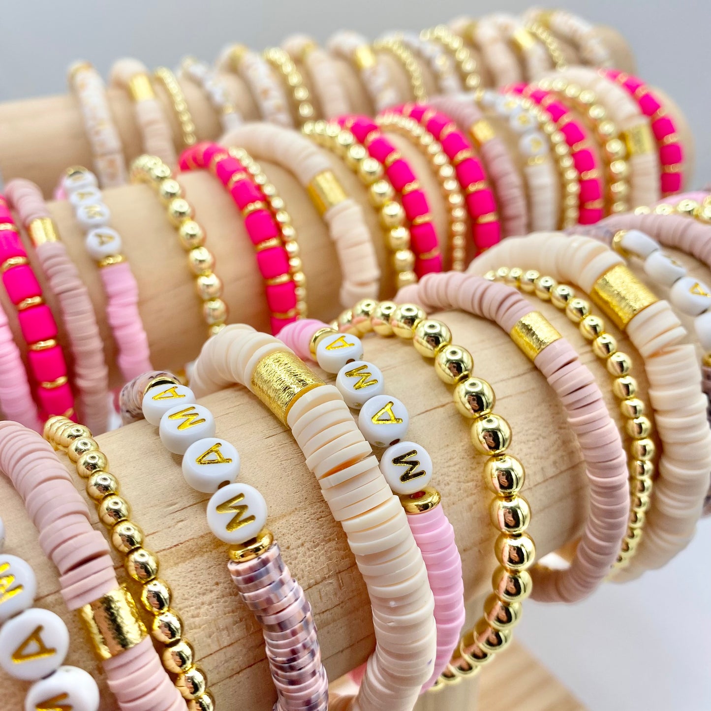 Clay Tube Bracelets
