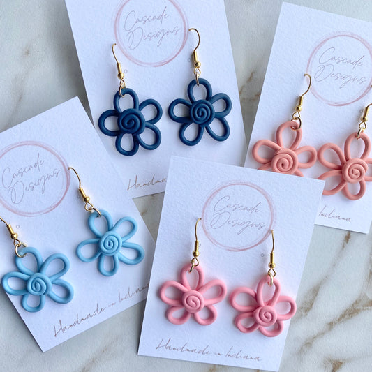 The Emmi | Flower Clay Earrings