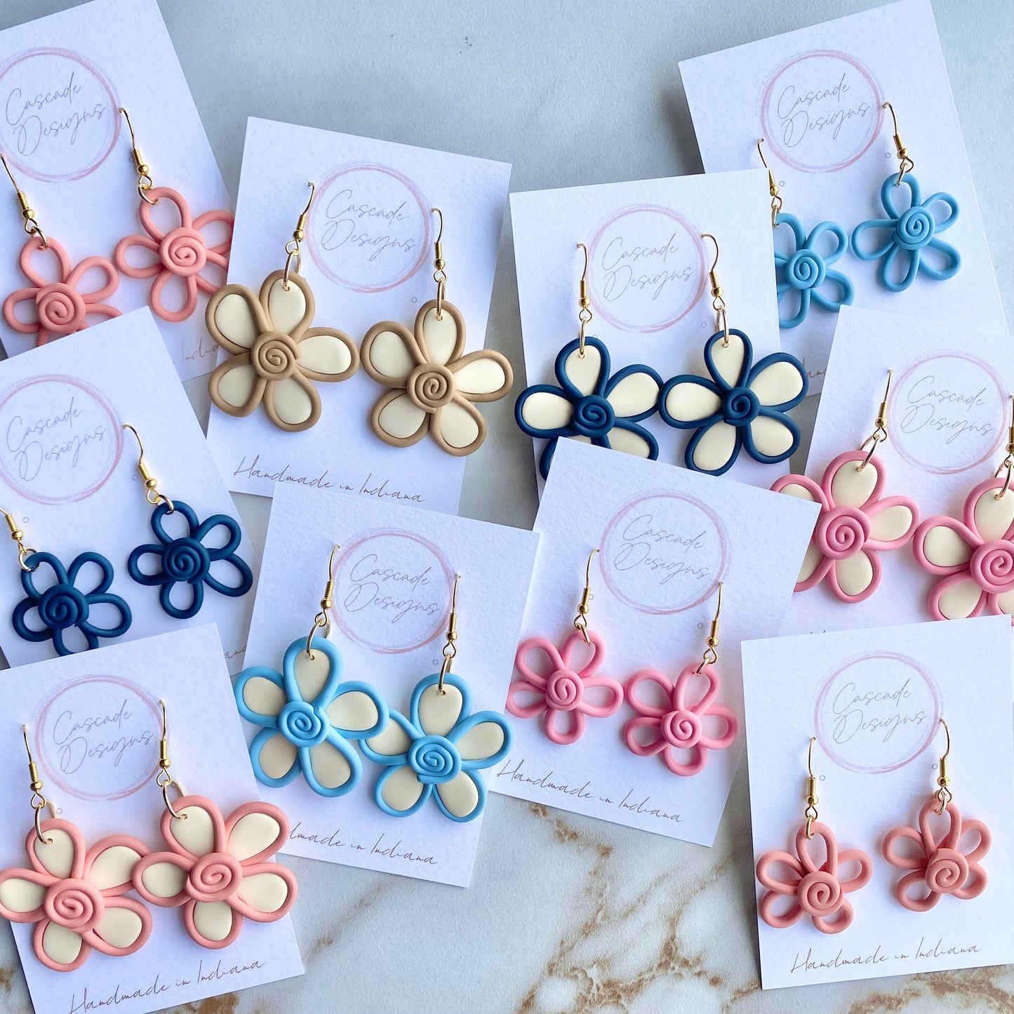The Emmi | Flower Clay Earrings
