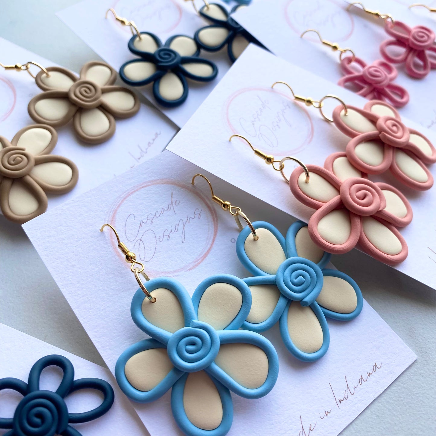 The Molli | Flower Clay Earrings