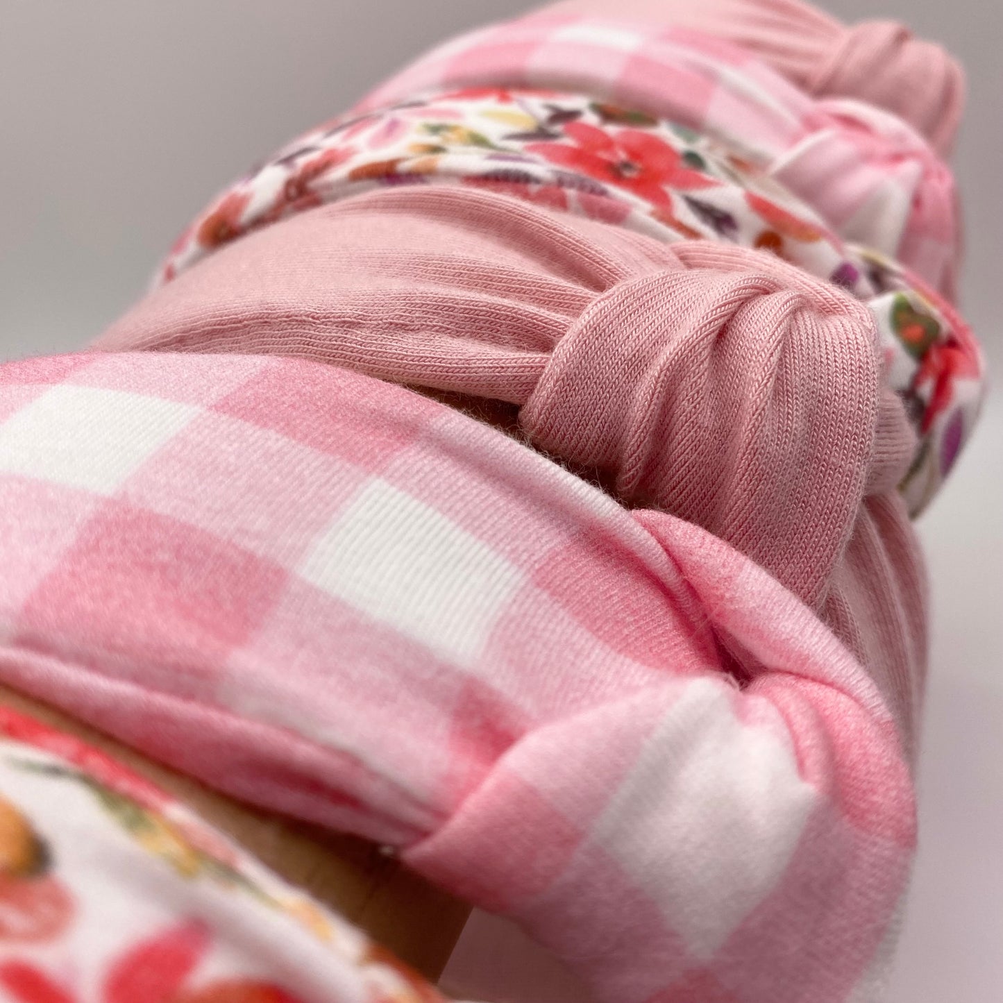 Plaid Top Knotted Headache-Free Headband
