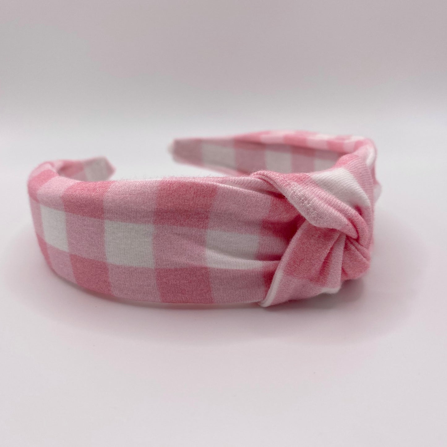 Plaid Top Knotted Headache-Free Headband