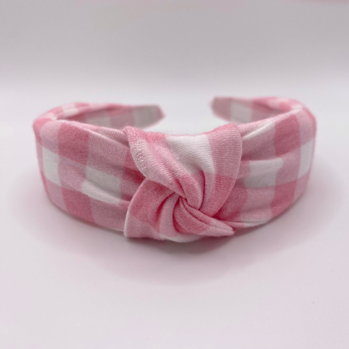 Plaid Top Knotted Headache-Free Headband