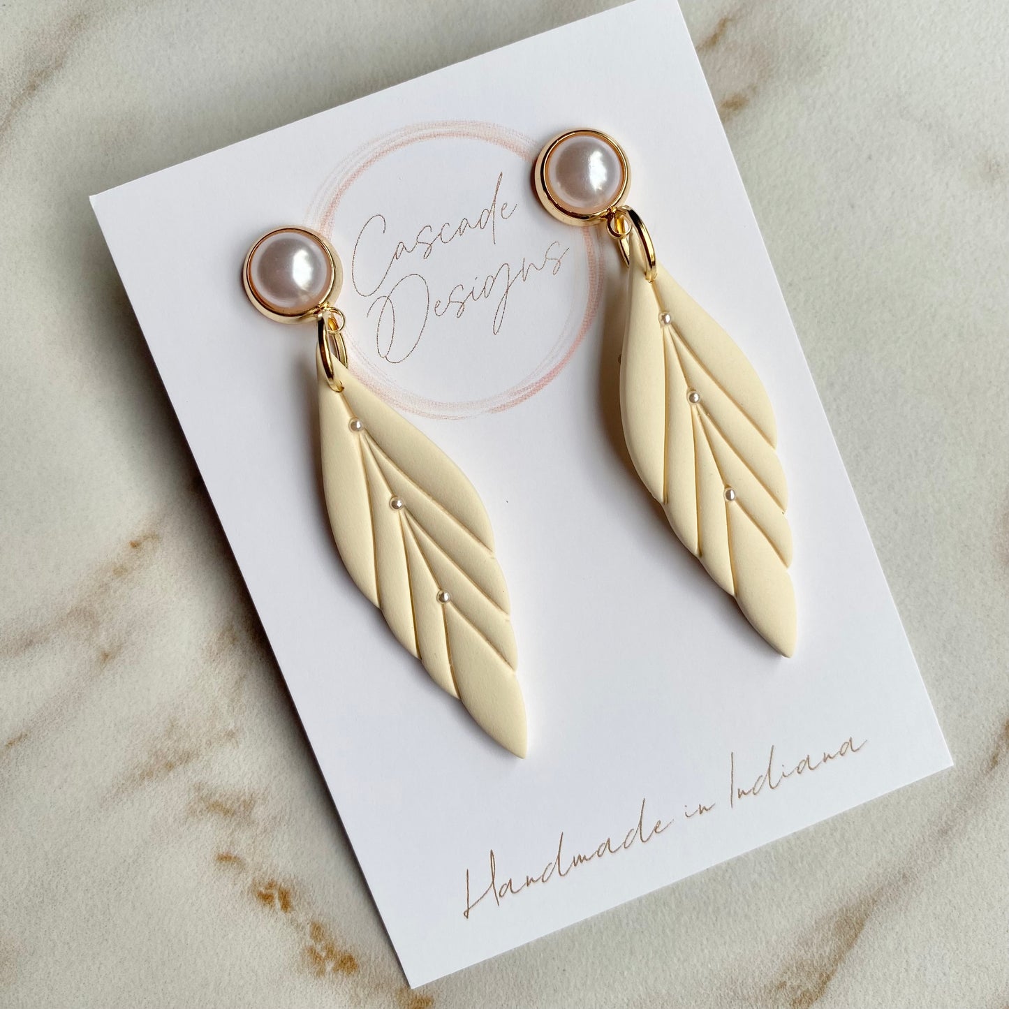The Elena | Pearl Drop Earrings