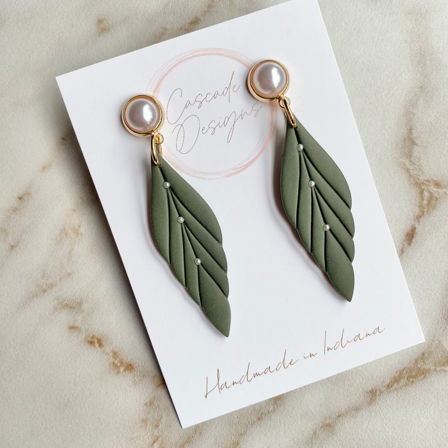 The Elena | Pearl Drop Earrings