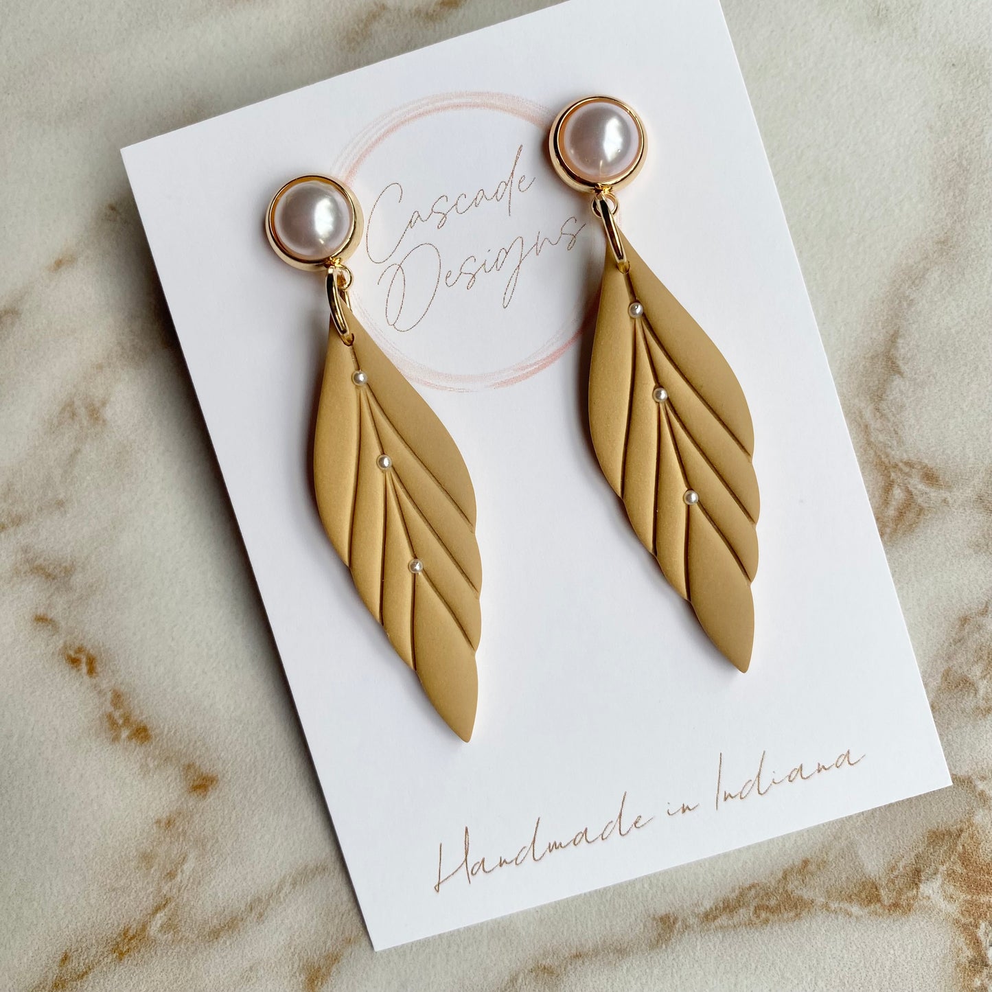 The Elena | Pearl Drop Earrings