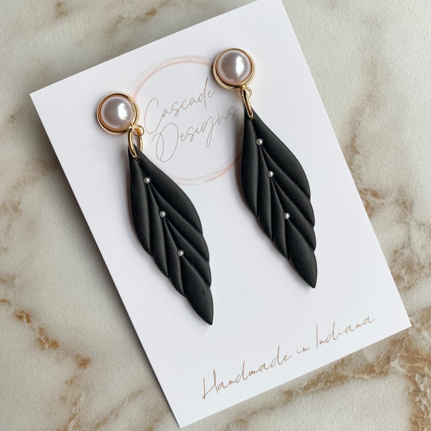 The Elena | Pearl Drop Earrings