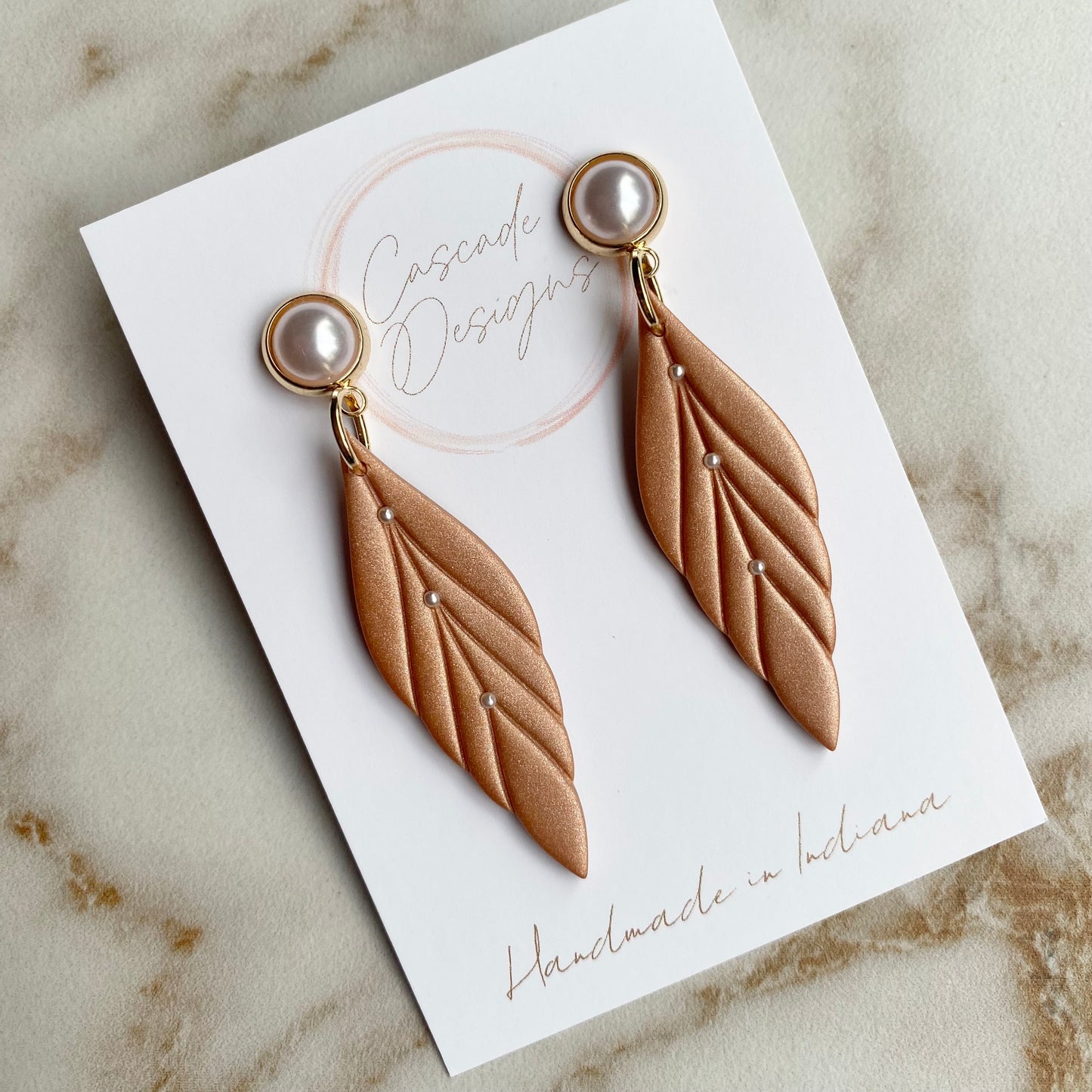 The Elena | Pearl Drop Earrings